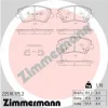 22518.175.2 ZIMMERMANN Комплект тормозных колодок, дисковый тормоз