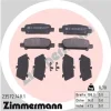 23572.140.1 ZIMMERMANN Комплект тормозных колодок, дисковый тормоз
