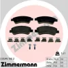 23599.190.2 ZIMMERMANN Комплект тормозных колодок, дисковый тормоз
