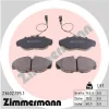 23602.195.1 ZIMMERMANN Комплект тормозных колодок, дисковый тормоз