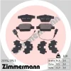 23714.175.1 ZIMMERMANN Комплект тормозных колодок, дисковый тормоз