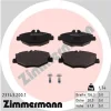 23743.200.1 ZIMMERMANN Комплект тормозных колодок, дисковый тормоз
