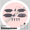 23811.180.2 ZIMMERMANN Комплект тормозных колодок, дисковый тормоз