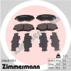 23868.170.1 ZIMMERMANN Комплект тормозных колодок, дисковый тормоз