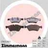 23925.910.1 ZIMMERMANN Комплект тормозных колодок, дисковый тормоз