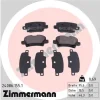 24086.155.1 ZIMMERMANN Комплект тормозных колодок, дисковый тормоз