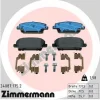 24087.175.2 ZIMMERMANN Комплект тормозных колодок, дисковый тормоз