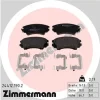 24412.190.2 ZIMMERMANN Комплект тормозных колодок, дисковый тормоз