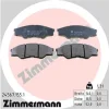 24567.155.1 ZIMMERMANN Комплект тормозных колодок, дисковый тормоз