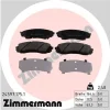 24597.175.1 ZIMMERMANN Комплект тормозных колодок, дисковый тормоз