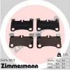 24614.165.9 ZIMMERMANN Комплект тормозных колодок, дисковый тормоз