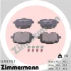 24703.175.1 ZIMMERMANN Комплект тормозных колодок, дисковый тормоз