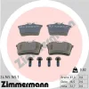 24765.165.1 ZIMMERMANN Комплект тормозных колодок, дисковый тормоз