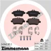 24848.185.2 ZIMMERMANN Комплект тормозных колодок, дисковый тормоз