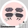 25110.175.1 ZIMMERMANN Комплект тормозных колодок, дисковый тормоз