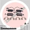 25214.175.4 ZIMMERMANN Комплект тормозных колодок, дисковый тормоз