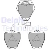 LP1024 DELPHI Комплект тормозных колодок, дисковый тормоз