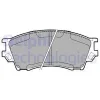 LP1063 DELPHI Комплект тормозных колодок, дисковый тормоз