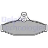 LP1267 DELPHI Комплект тормозных колодок, дисковый тормоз