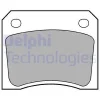 LP133 DELPHI Комплект тормозных колодок, дисковый тормоз
