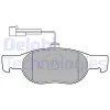LP1397 DELPHI Комплект тормозных колодок, дисковый тормоз