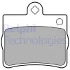 LP1402 DELPHI Комплект тормозных колодок, дисковый тормоз