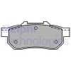 LP1456 DELPHI Комплект тормозных колодок, дисковый тормоз