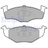 LP1601 DELPHI Комплект тормозных колодок, дисковый тормоз