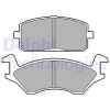 LP169 DELPHI Комплект тормозных колодок, дисковый тормоз