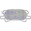 LP1820 DELPHI Комплект тормозных колодок, дисковый тормоз