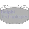 LP1851 DELPHI Комплект тормозных колодок, дисковый тормоз