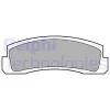 LP189 DELPHI Комплект тормозных колодок, дисковый тормоз