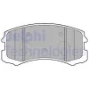 LP1901 DELPHI Комплект тормозных колодок, дисковый тормоз