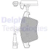 LP1913 DELPHI Комплект тормозных колодок, дисковый тормоз