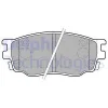 LP1916 DELPHI Комплект тормозных колодок, дисковый тормоз