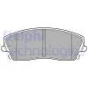 LP2034 DELPHI Комплект тормозных колодок, дисковый тормоз