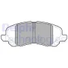 LP2038 DELPHI Комплект тормозных колодок, дисковый тормоз