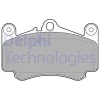 LP2056 DELPHI Комплект тормозных колодок, дисковый тормоз