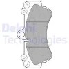 LP2057 DELPHI Комплект тормозных колодок, дисковый тормоз