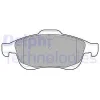 LP2101 DELPHI Комплект тормозных колодок, дисковый тормоз
