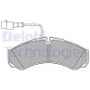 LP2185 DELPHI Комплект тормозных колодок, дисковый тормоз