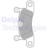 LP2233 DELPHI Комплект тормозных колодок, дисковый тормоз