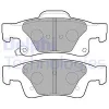 LP2251 DELPHI Комплект тормозных колодок, дисковый тормоз