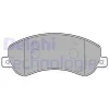 LP2257 DELPHI Комплект тормозных колодок, дисковый тормоз