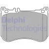 LP2445 DELPHI Комплект тормозных колодок, дисковый тормоз