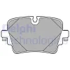 LP2768 DELPHI Комплект тормозных колодок, дисковый тормоз