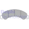 LP2769 DELPHI Комплект тормозных колодок, дисковый тормоз