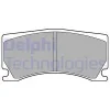 LP3174 DELPHI Комплект тормозных колодок, дисковый тормоз