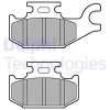 LP3191 DELPHI Комплект тормозных колодок, дисковый тормоз