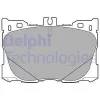 LP3276 DELPHI Комплект тормозных колодок, дисковый тормоз